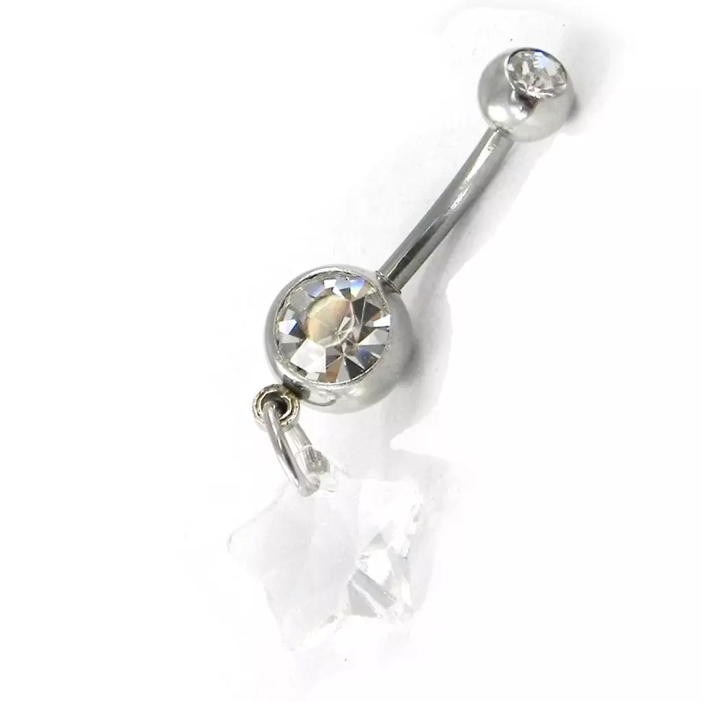 Les Trésors De Lily Body Piercing 'Etoile' Blanc [H9205]