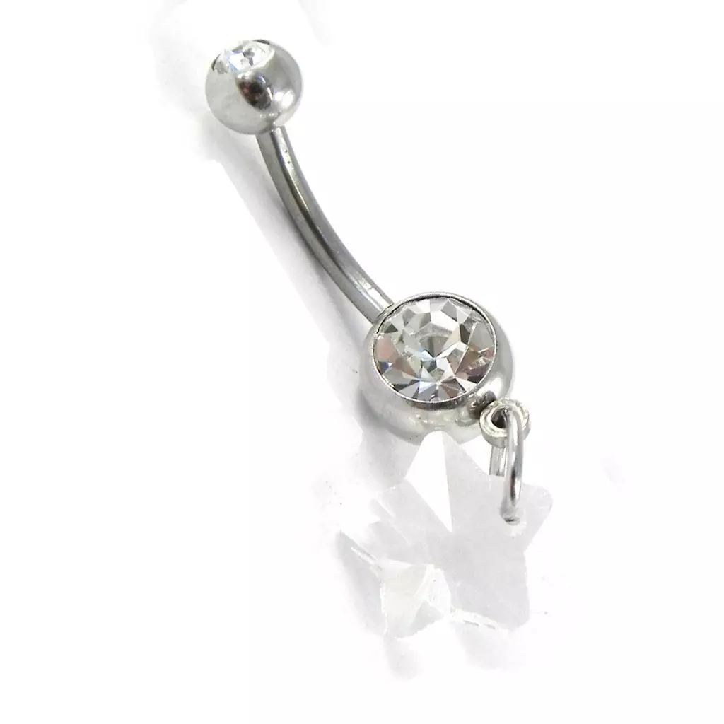 les trésors de lily Body Piercing 'Etoile' blanc [H9205]