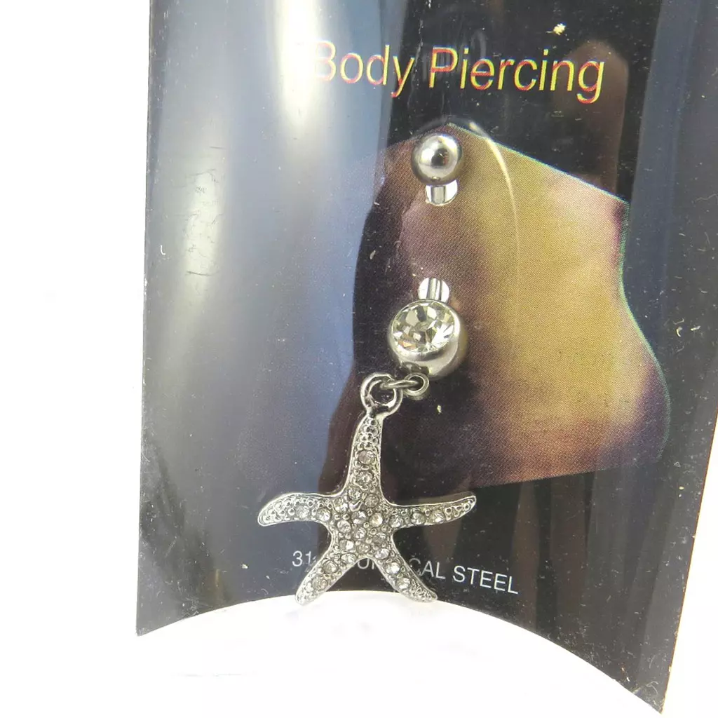 Les Trésors De Lily Body Piercing 'Etoile Des Mers' Blanc [M5619]