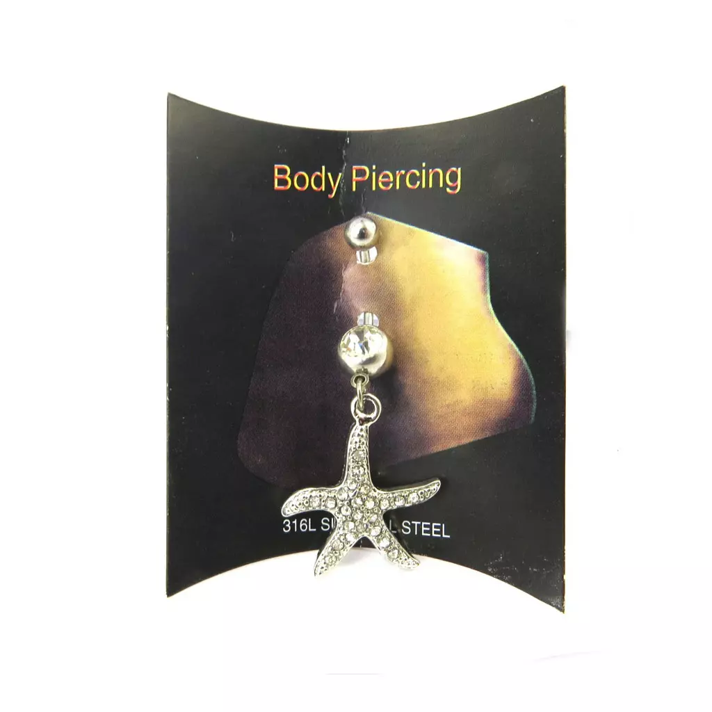 Les Trésors De Lily Body Piercing 'Etoile Des Mers' Blanc [M5619]