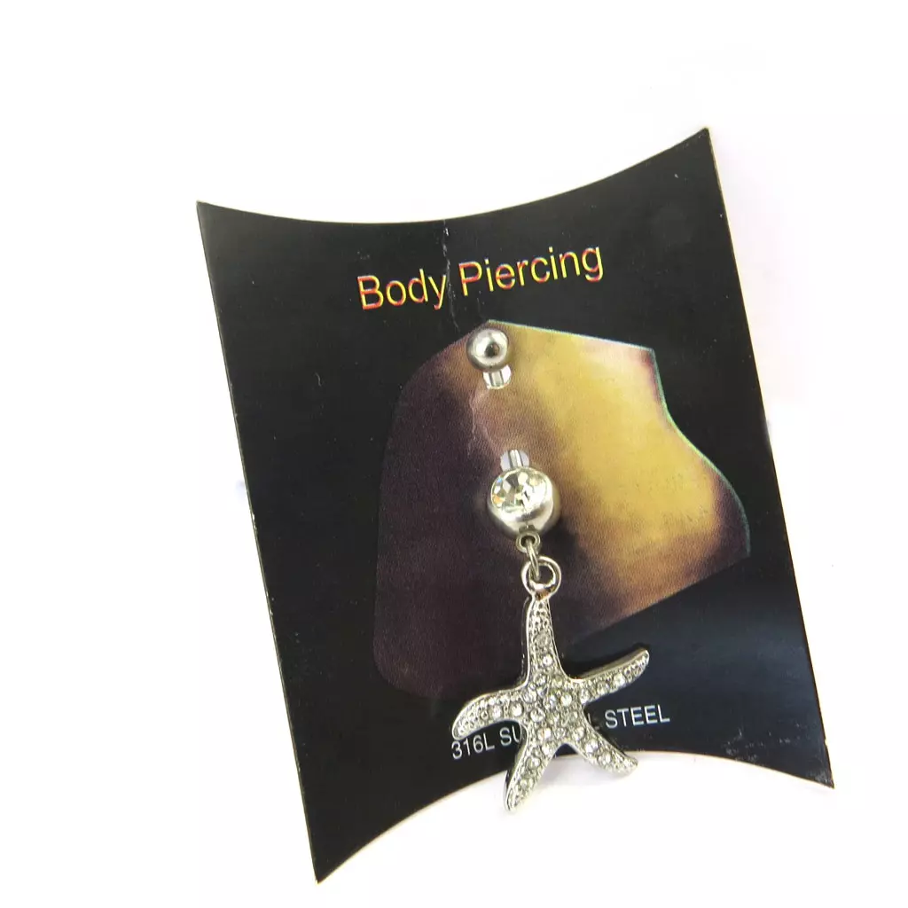 Les Trésors De Lily Body Piercing 'Etoile Des Mers' Blanc [M5619]