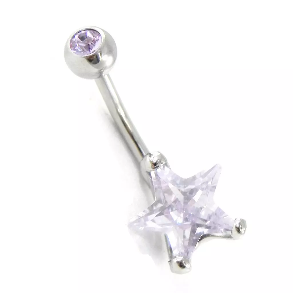 Les Trésors De Lily Body Piercing 'Etoile' Lavande [H9402]