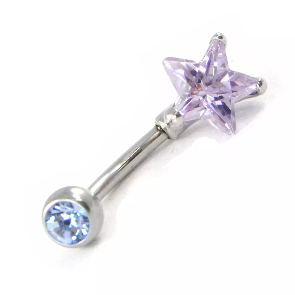 Les Trésors De Lily Body Piercing 'Etoile' Lavande [H9417]