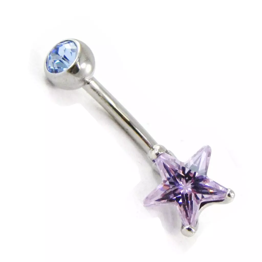 Les Trésors De Lily Body Piercing 'Etoile' Lavande [H9417]