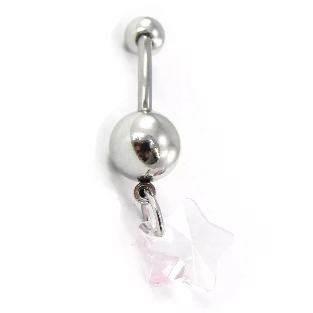 Les Trésors De Lily Body Piercing 'Etoile' Rose [H9206]