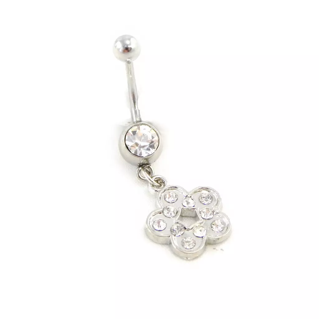 Les Trésors De Lily Body Piercing 'Flora' Blanc [E5312]