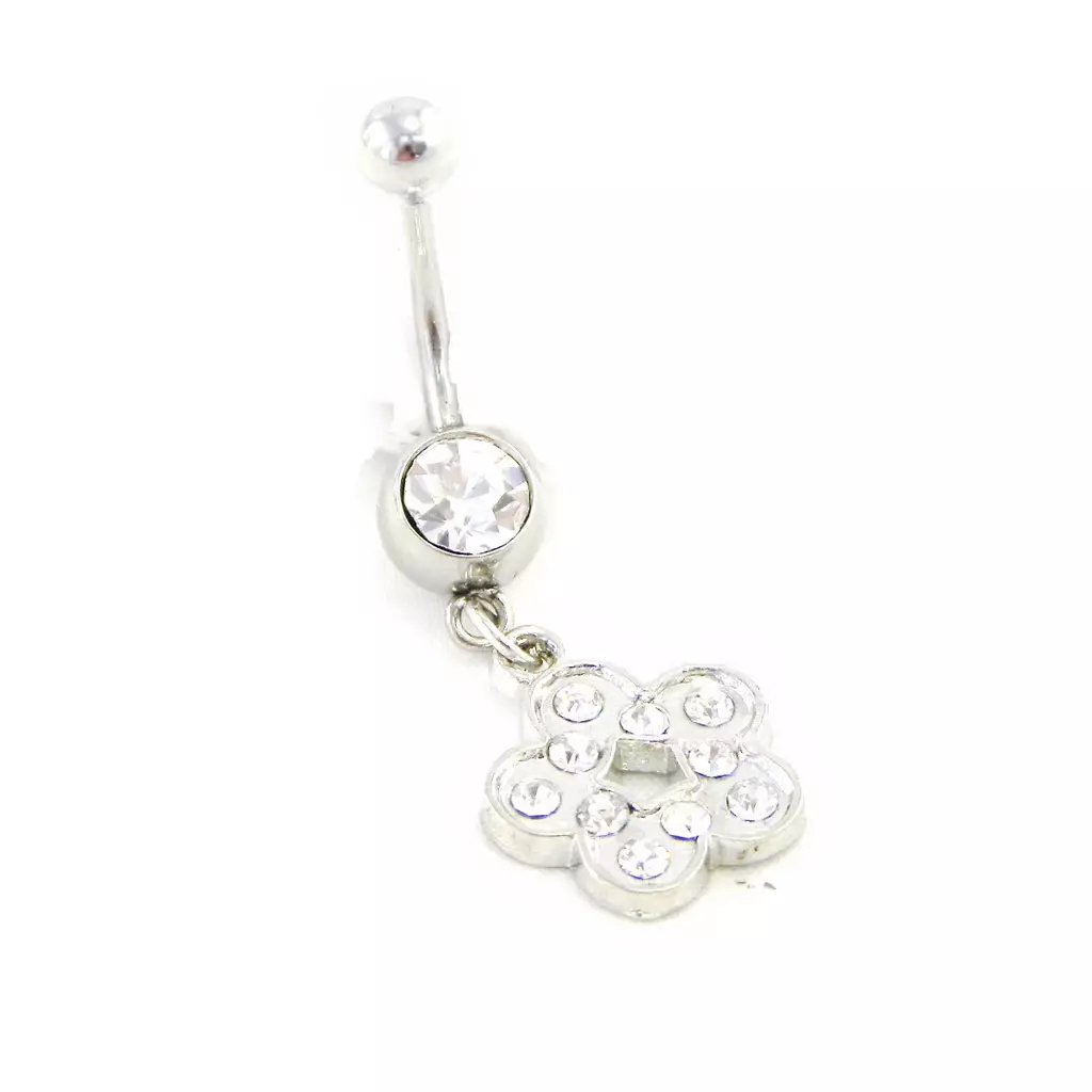 Les Trésors De Lily Body Piercing 'Flora' Blanc [E5312]