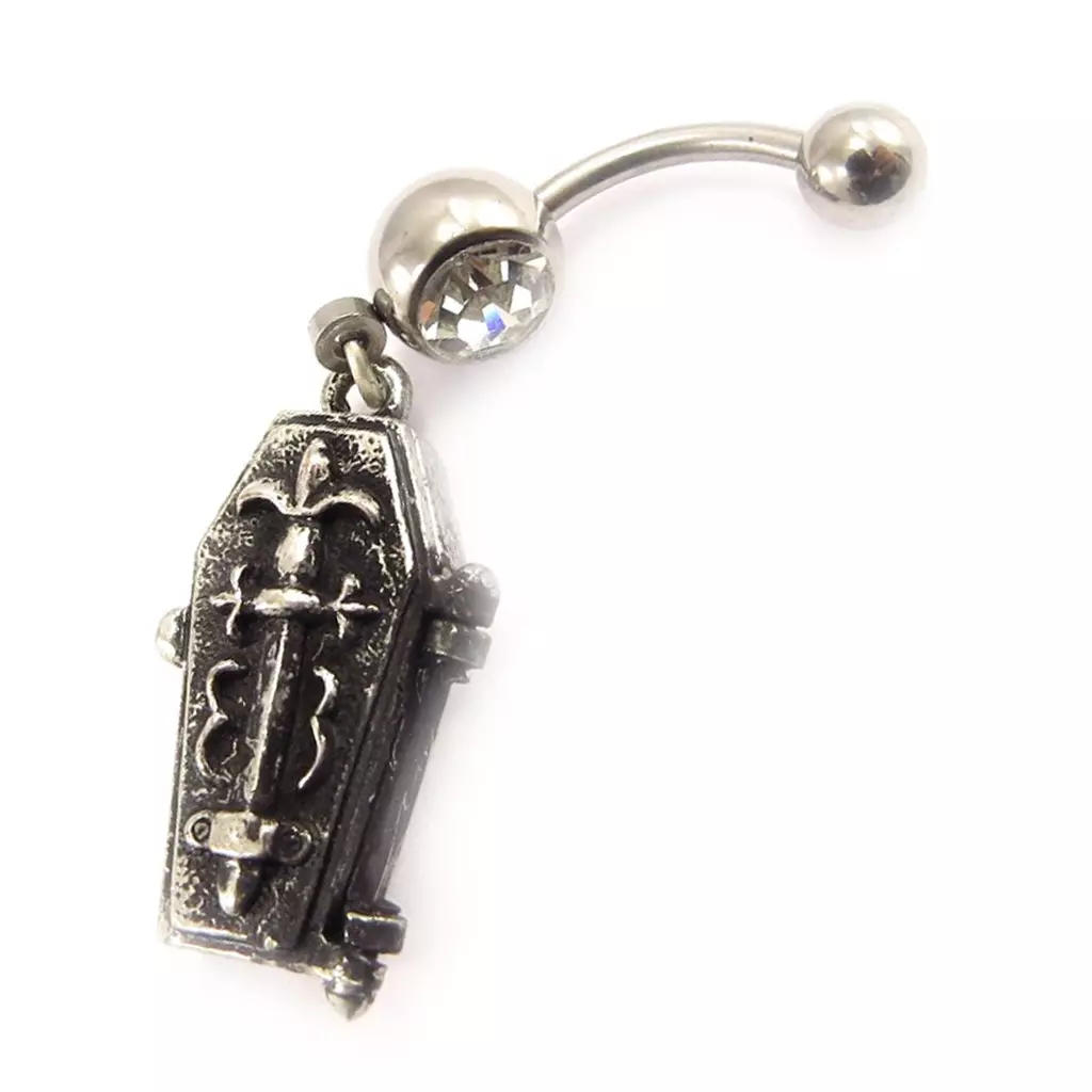 Les Trésors De Lily Body Piercing 'Gothic' Noir [C4248]