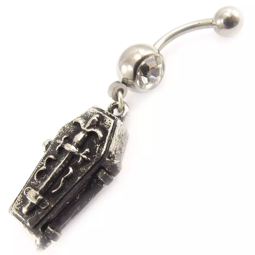 Les Trésors De Lily Body Piercing 'Gothic' Noir [C4248]
