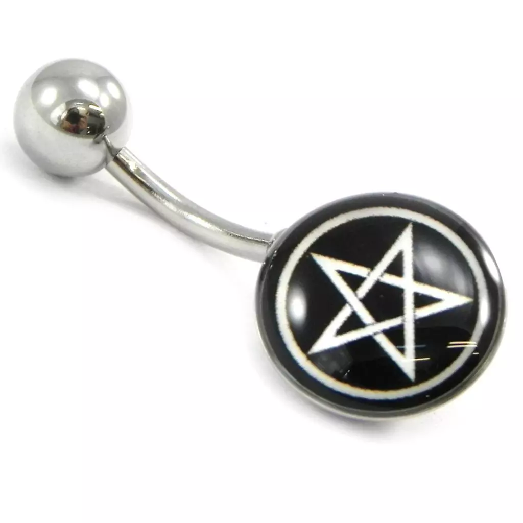 Les Trésors De Lily Body Piercing 'Gothic' Noir [E9968]