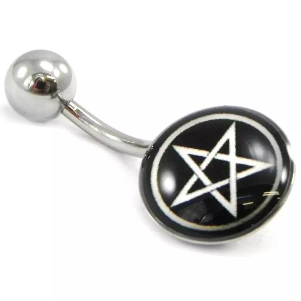 Les Trésors De Lily Body Piercing 'Gothic' Noir [E9968]