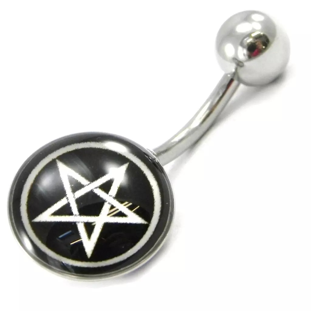 les trésors de lily Body Piercing 'Gothic' Noir [E9968]