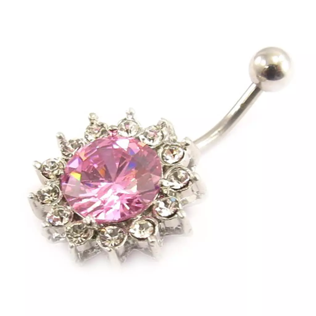 les trésors de lily Body Piercing 'Hypnose' Rose [C4216]