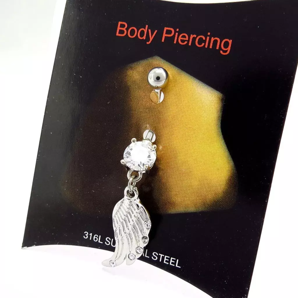 Les Trésors De Lily Body Piercing 'Les Ailes D'Ange' Blanc [K3085]