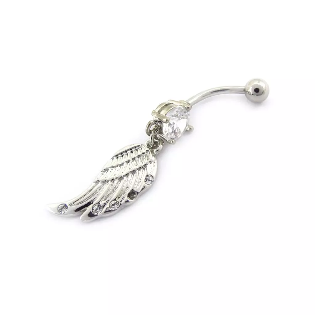 Les Trésors De Lily Body Piercing 'Les Ailes D'Ange' Blanc [K3085]