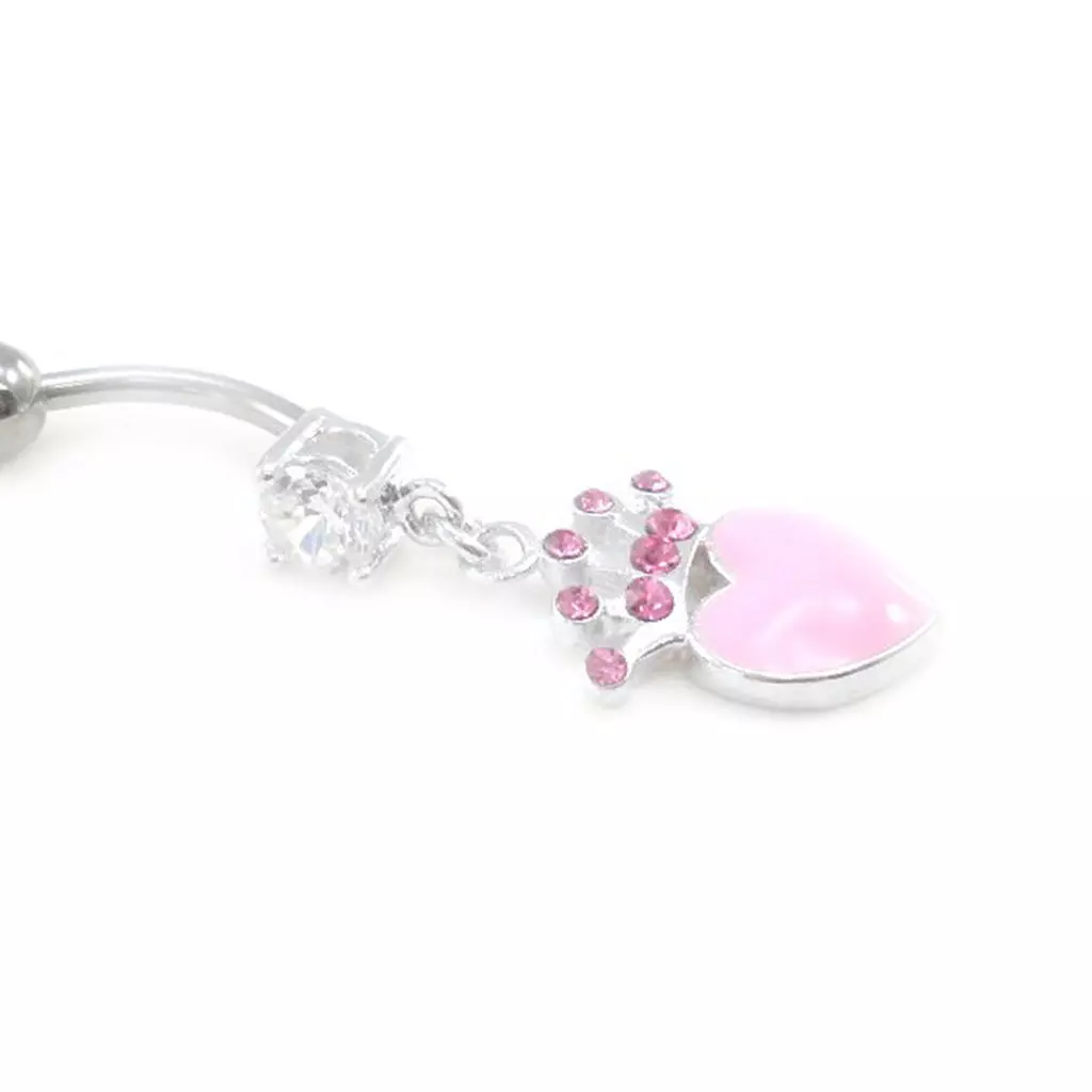 Les Trésors De Lily Body Piercing 'Love Crown' Rose [I9470]