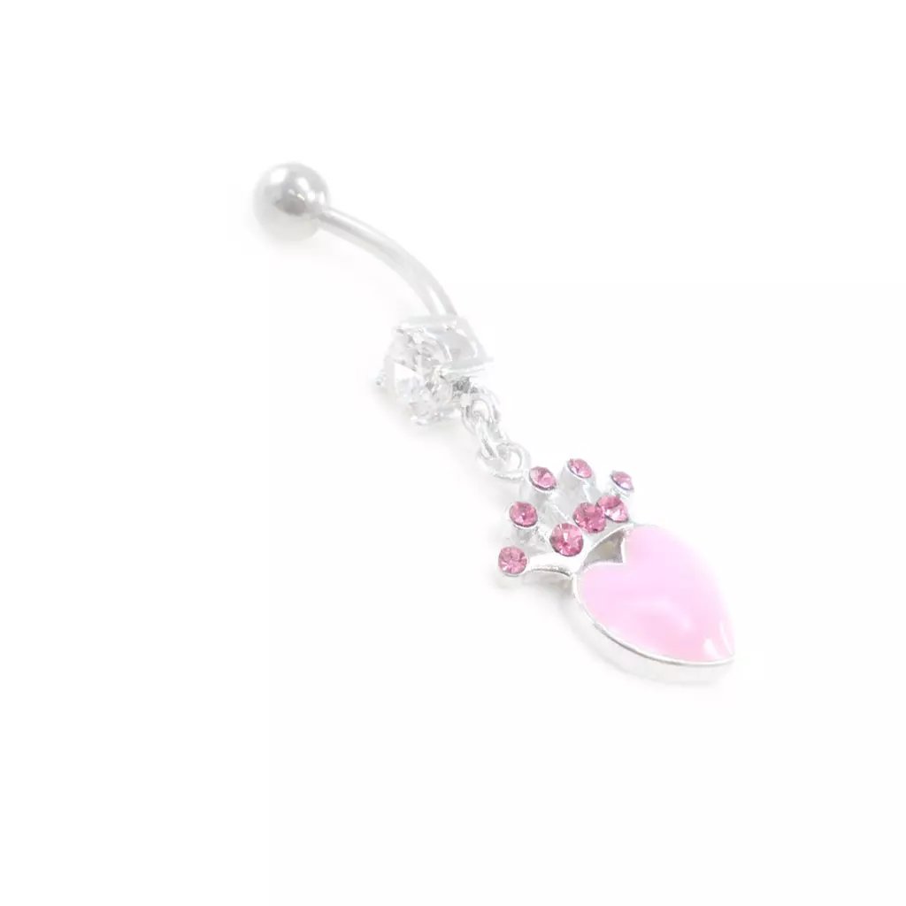 Les Trésors De Lily Body Piercing 'Love Crown' Rose [I9470]