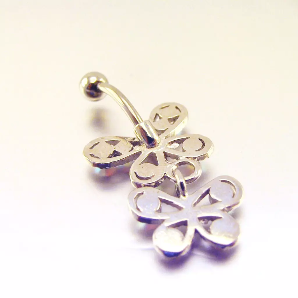 Les Trésors De Lily Body Piercing 'Papillons' Blanc Boréal [E9999]
