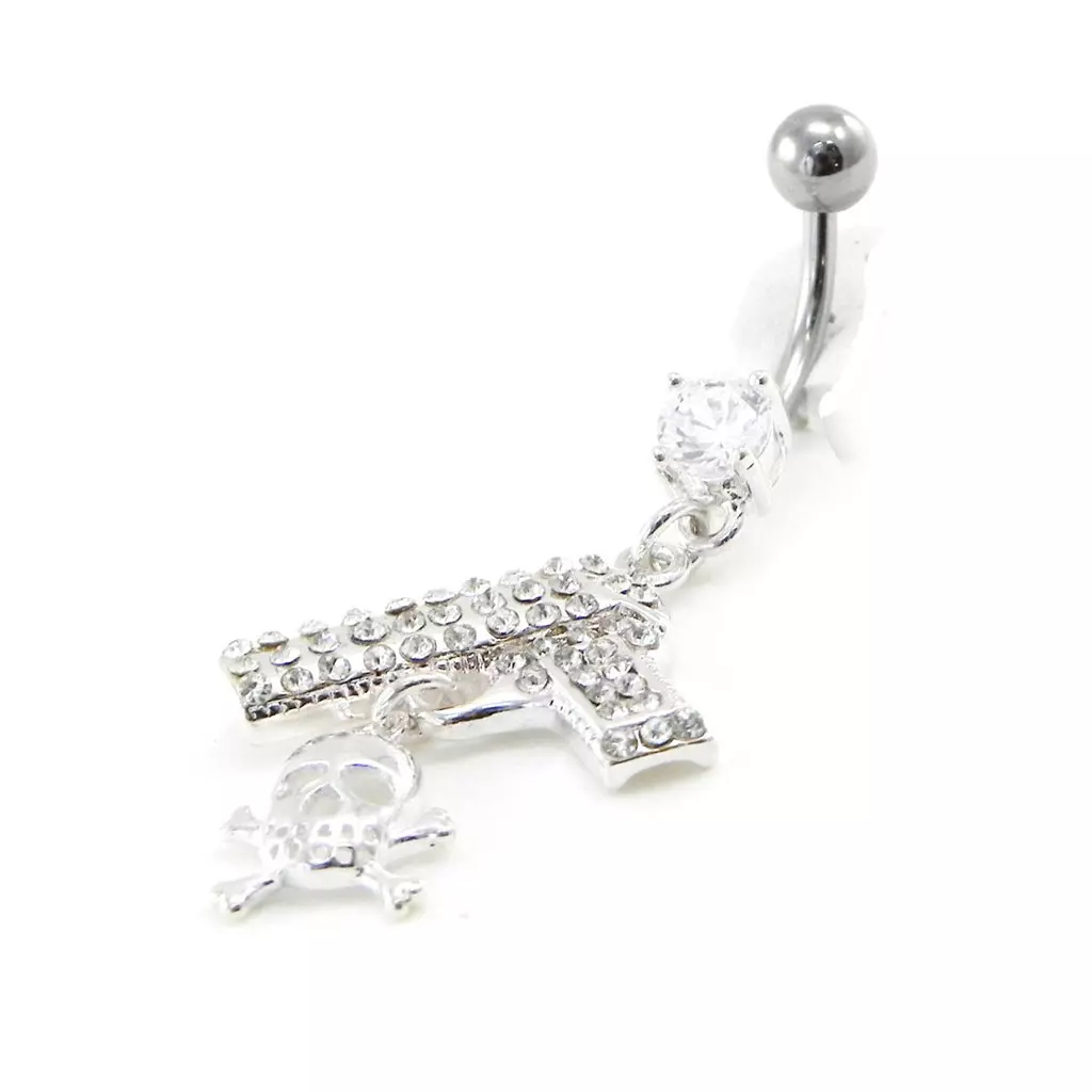 Les Trésors De Lily Body Piercing 'Pirate' Blanc [I9134]