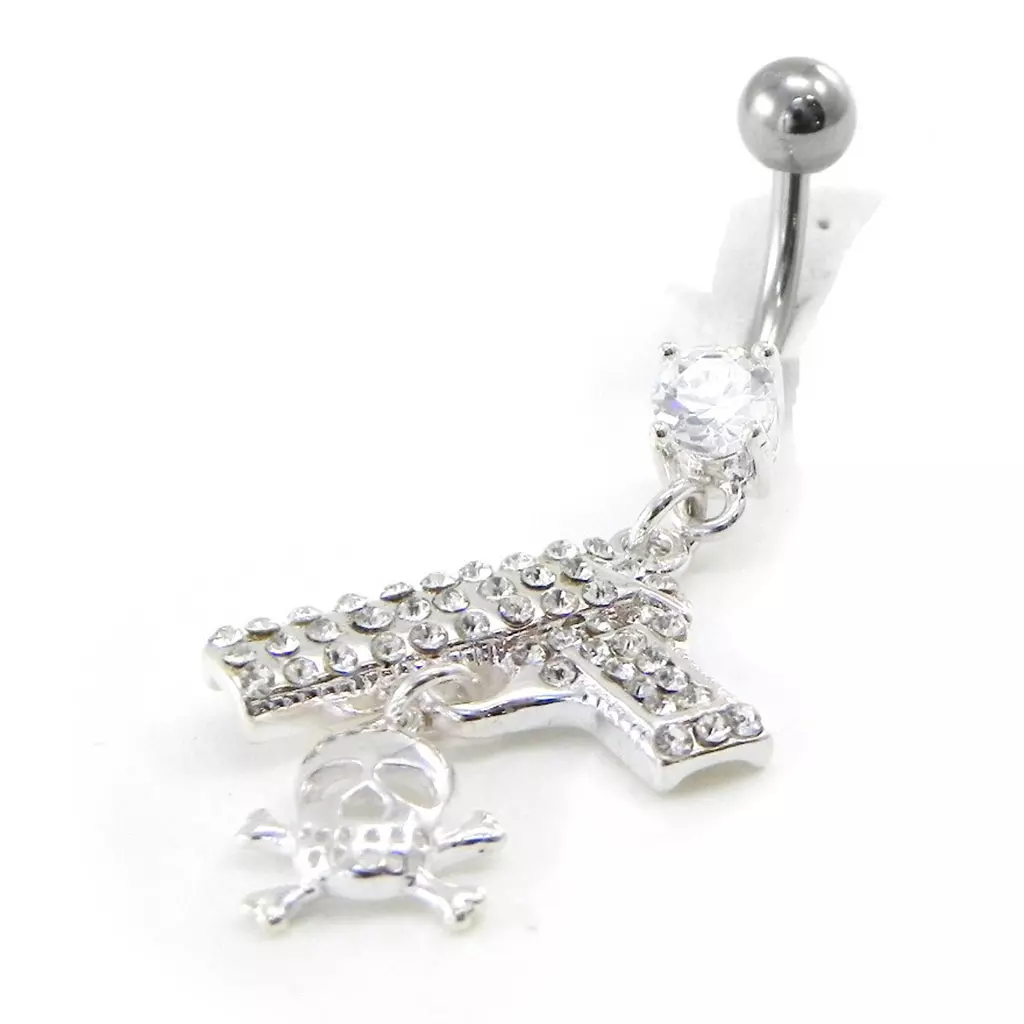 Les Trésors De Lily Body Piercing 'Pirate' Blanc [I9134]