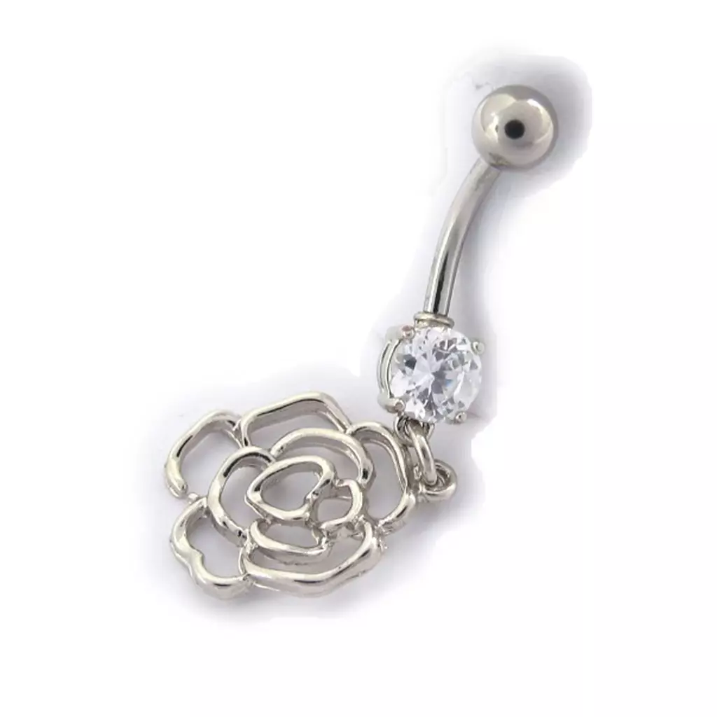 Les Trésors De Lily Body Piercing 'Rosa Romantica' Blanc [K0267]