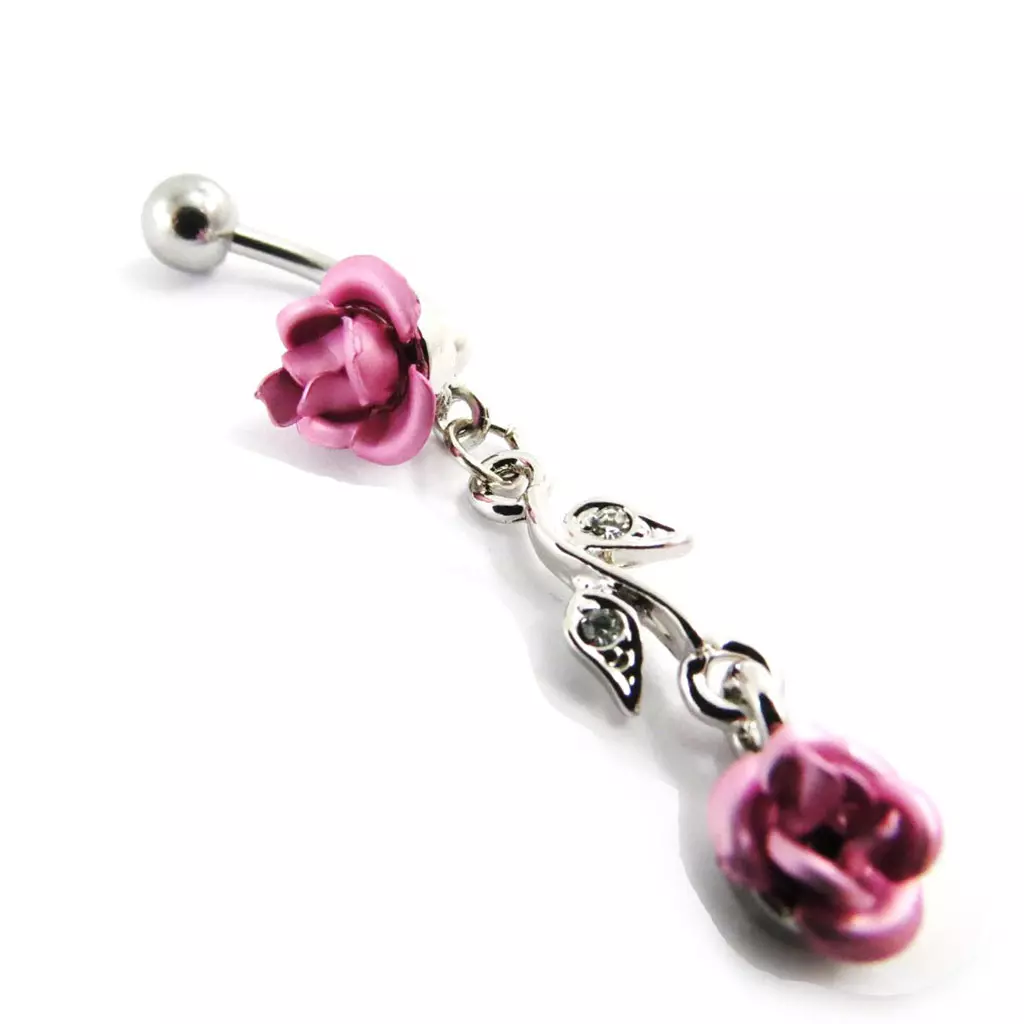 les trésors de lily Body Piercing 'Rosa Romantica' rose [J5220]