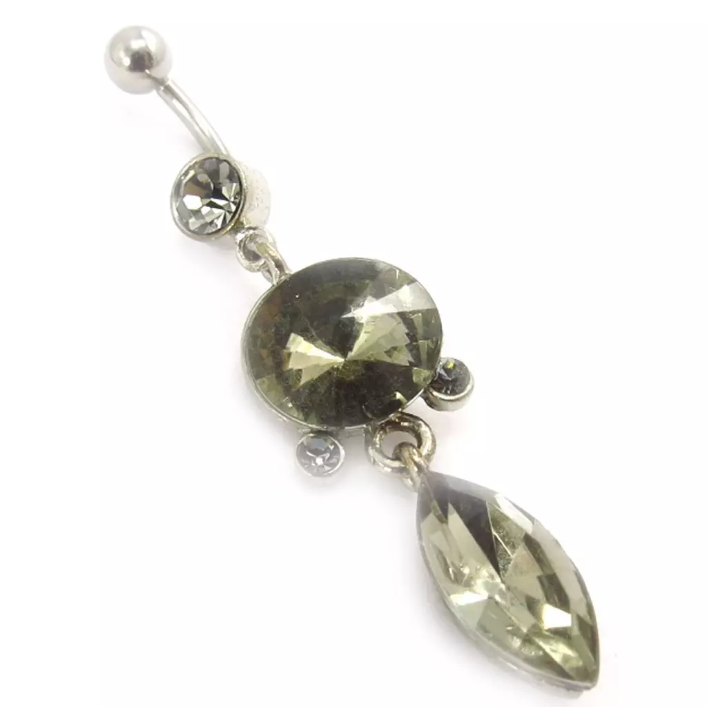 Les Trésors De Lily Body Piercing 'Scarlett' Gris Fumé [K0715]