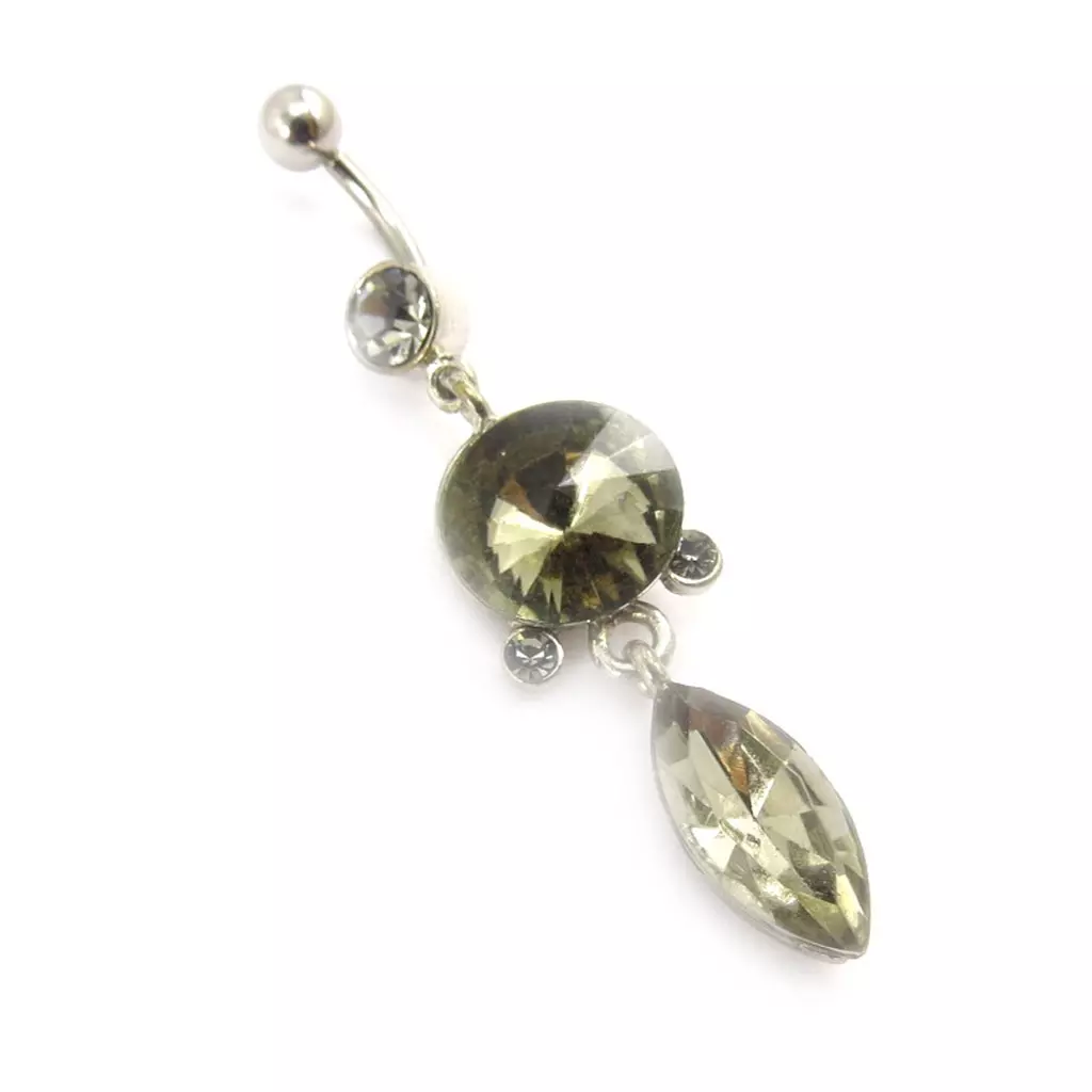 les trésors de lily Body Piercing 'Scarlett' gris fumé [K0715]