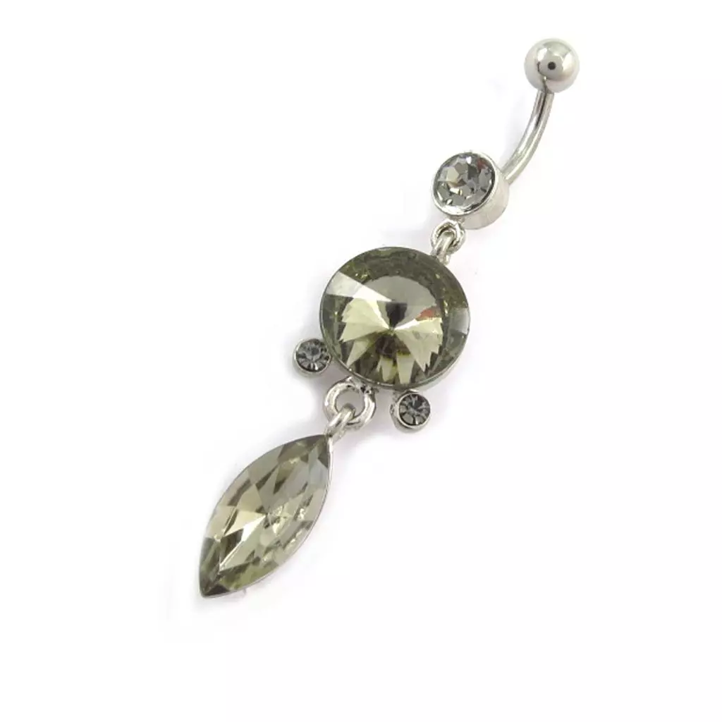 Les Trésors De Lily Body Piercing 'Scarlett' Gris Fumé [K0983]