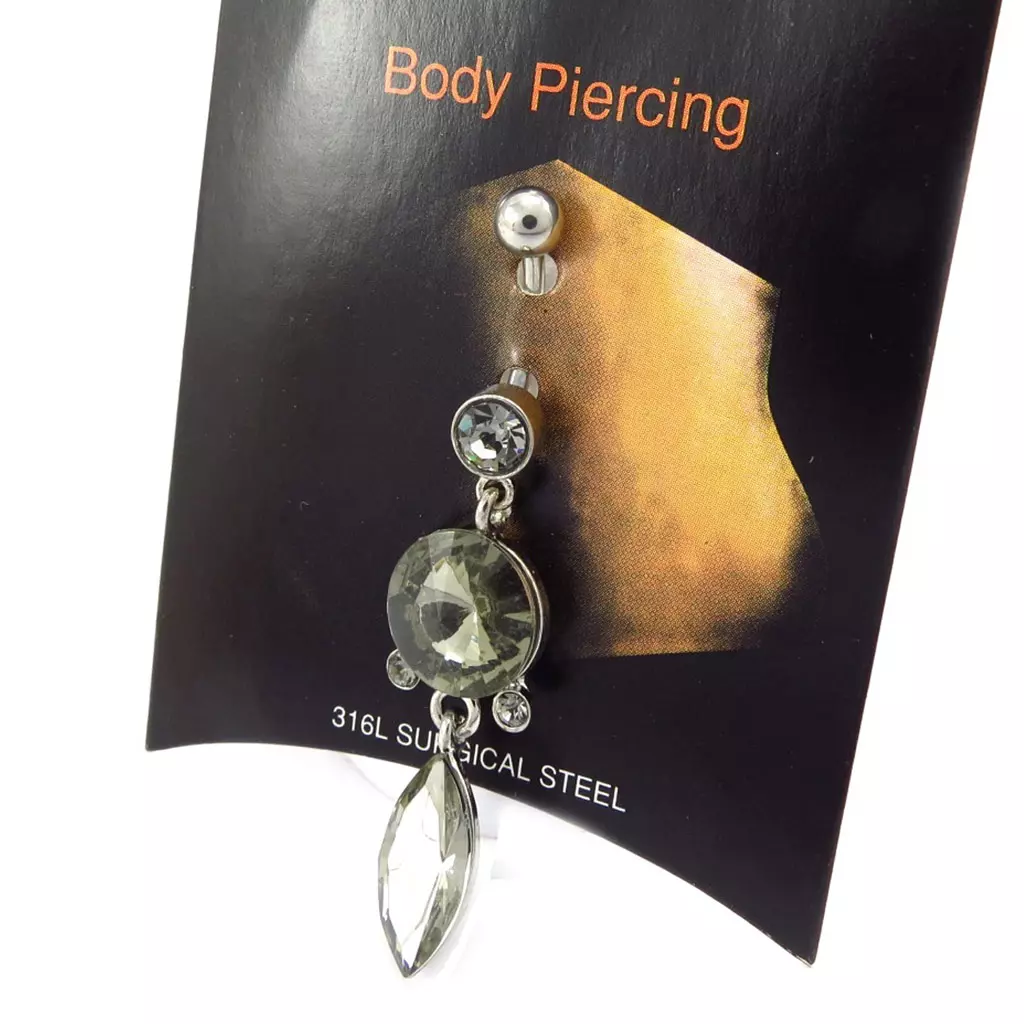 Les Trésors De Lily Body Piercing 'Scarlett' Gris Fumé [K0983]