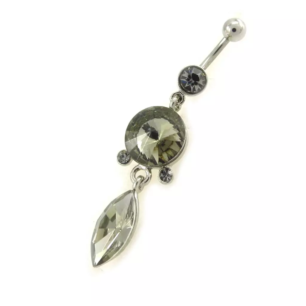Les Trésors De Lily Body Piercing 'Scarlett' Gris Fumé [K0983]