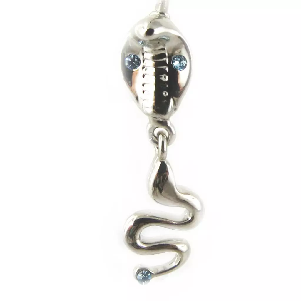 Les Trésors De Lily Body Piercing 'Serpent Mythique' Bleu [F9022]