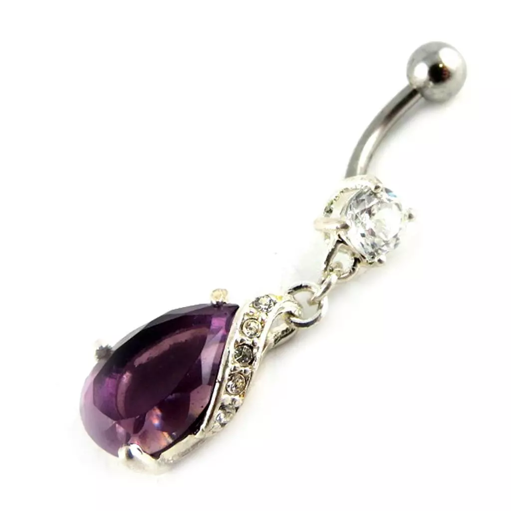 les trésors de lily Body Piercing 'Shirley' Violet [E3600]