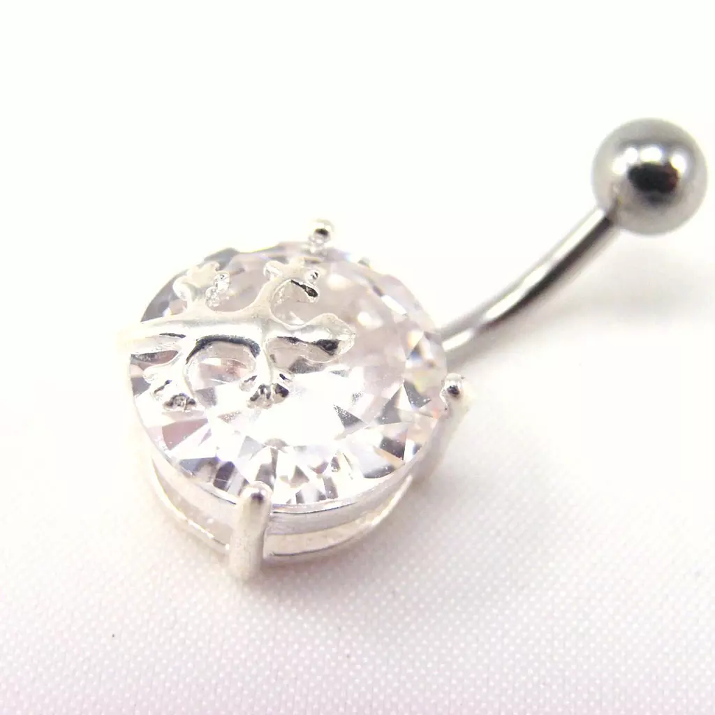 Les Trésors De Lily Body Piercing 'Tentation' Blanc [F2067]