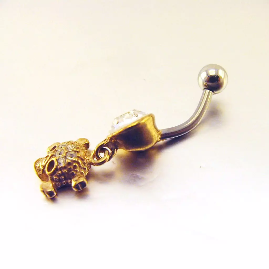Les Trésors De Lily Body Piercing 'Tête De Mort' Blanc [F0016]