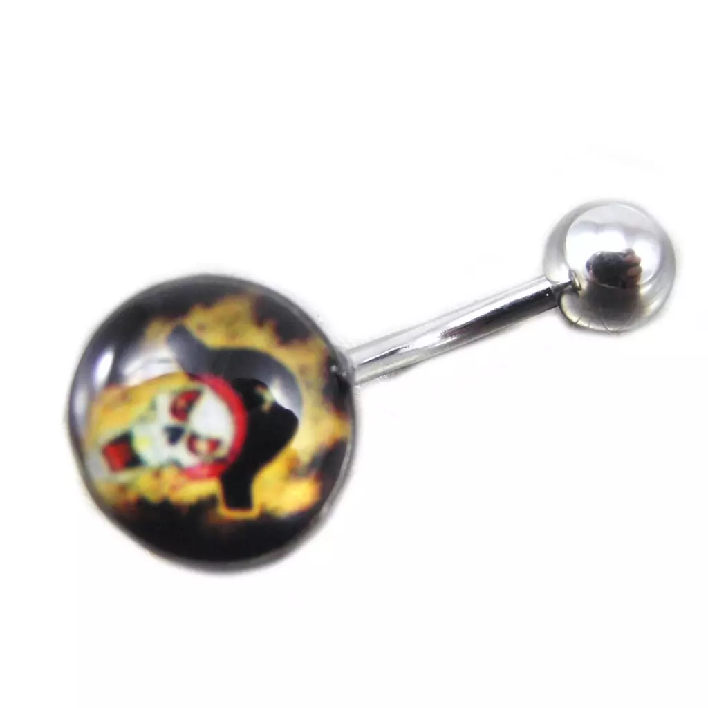 les trésors de lily Body Piercing 'Tête de Mort' [F8844]