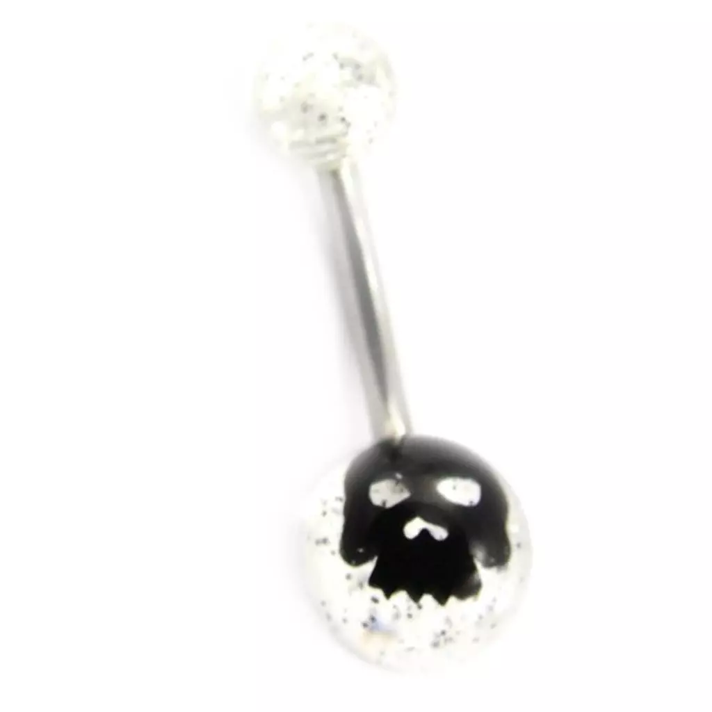 les trésors de lily Body Piercing 'Tête de Mort' noir [J4150]