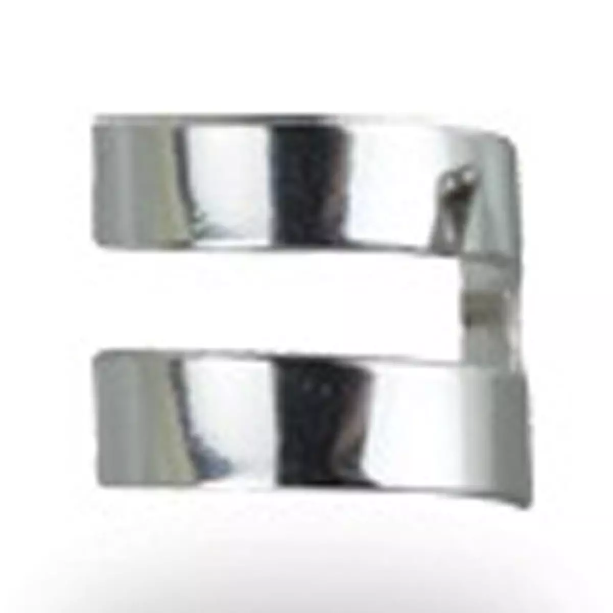 Les Trésors De Lily Boucle Bague Oreille 'Chorégraphie' Argenté (rhodié) 8x7 Mm [M7128]