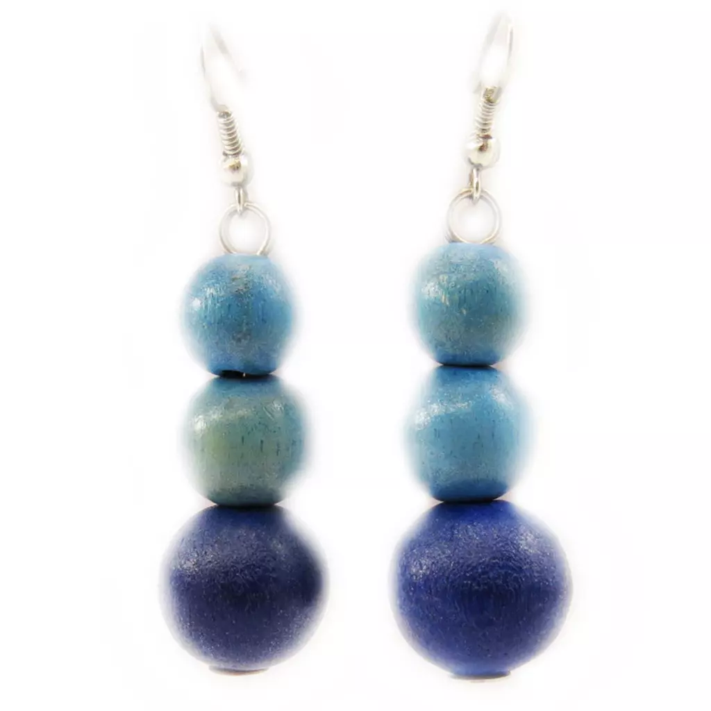 Les Trésors De Lily Boucles 'Amazonia' Bois Bleu [L5189]