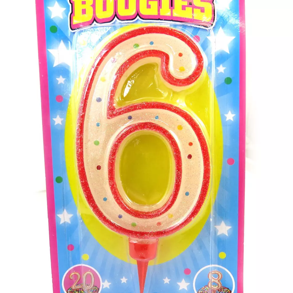 Les Trésors De Lily Bougie Géante '6' 16 Cm (couleur Selon Arrivage) [M5174]