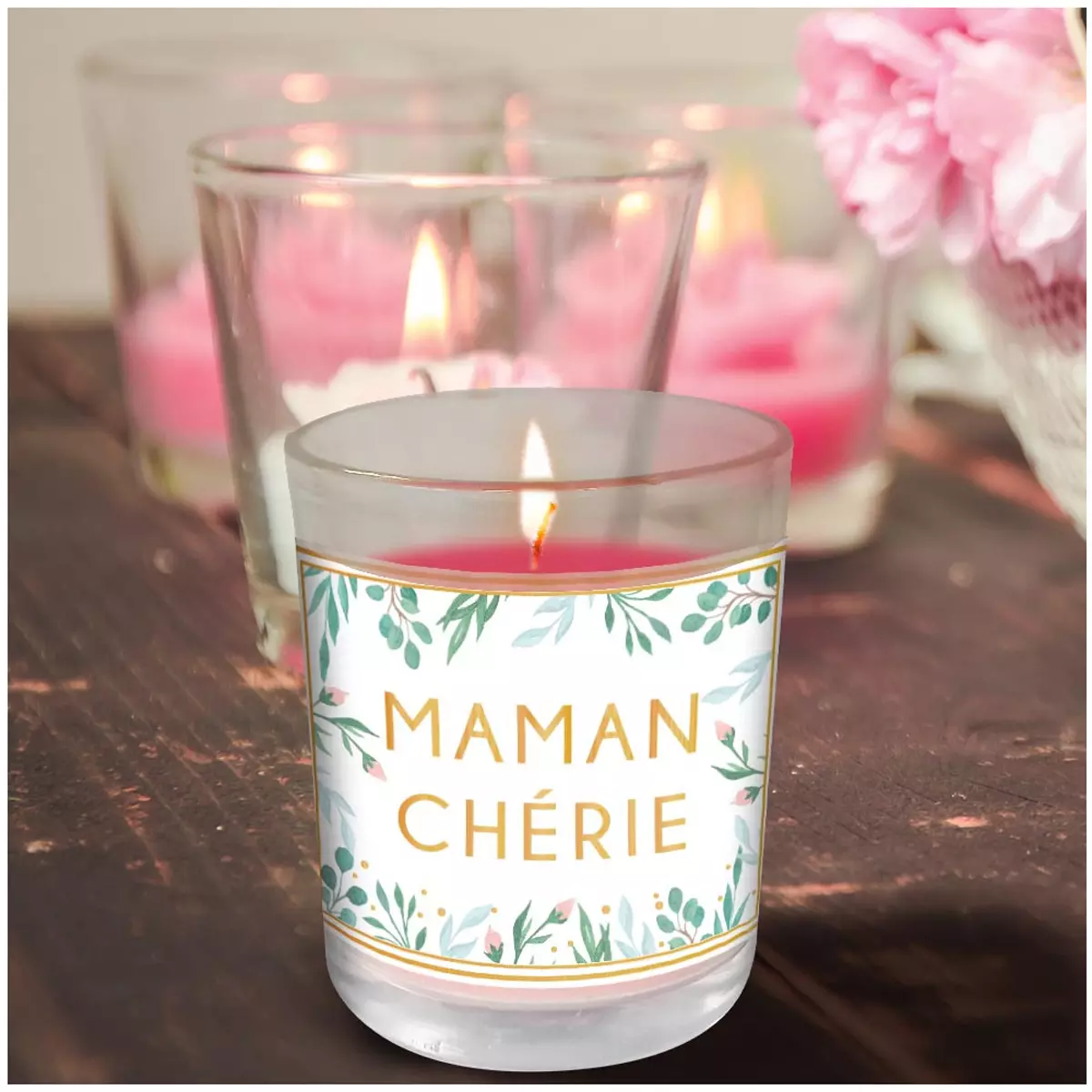 Les Trésors De Lily Bougie Parfumée 'Maman Chérie' 92x70 Mm (cerise) [R3997]