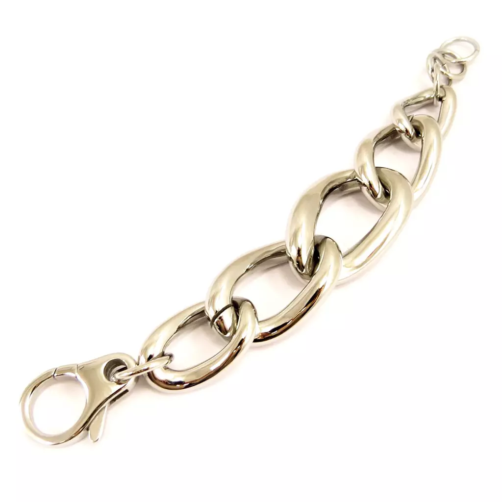 Les Trésors De Lily Bracelet Acier 'Calypso' Argenté [L2935]