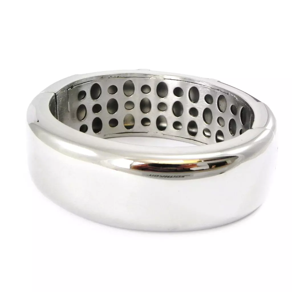 Les Trésors De Lily Bracelet Acier 'Calypso' Noir [I2898]
