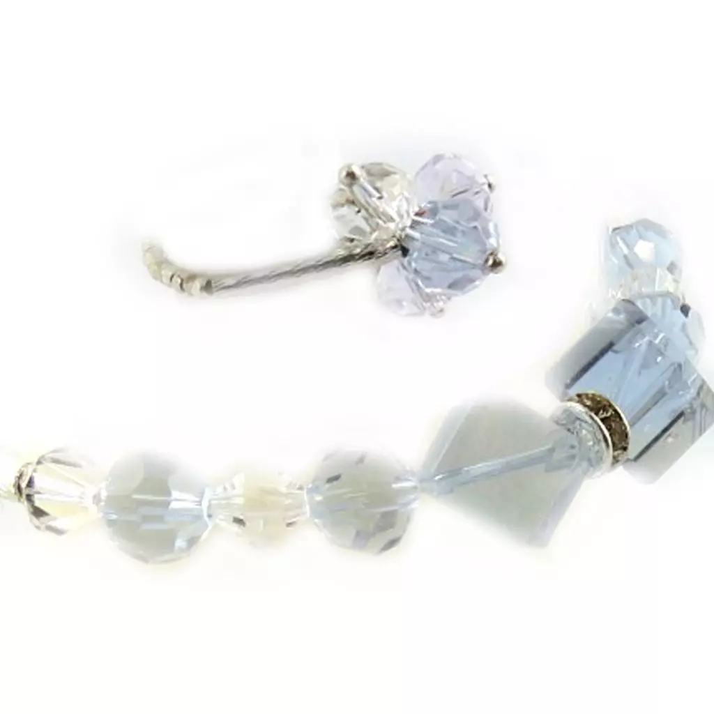 Les Trésors De Lily Bracelet + Bague 'Minéralia' Parme [E8856]