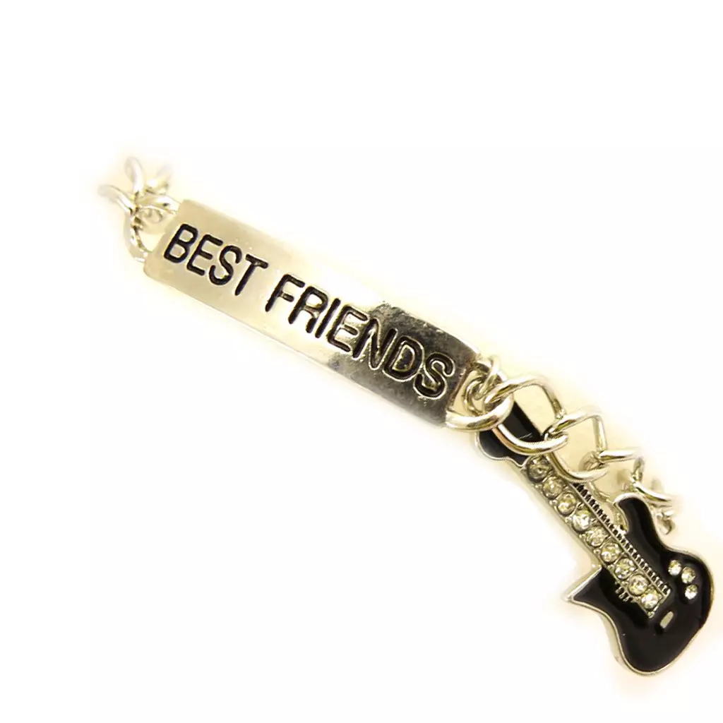 les trésors de lily Bracelet 'Best Friends' noir argenté [L5165]
