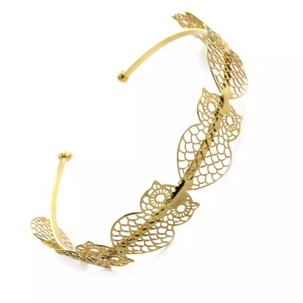 Les Trésors De Lily Bracelet 'Carmen' Doré (chouette) 12 Mm [N3057]