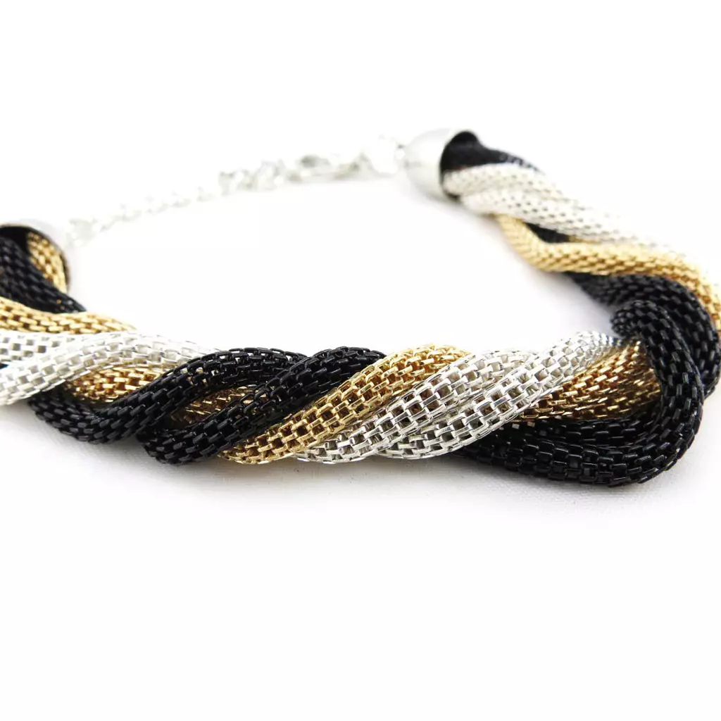 Les Trésors De Lily Bracelet 'Chorégraphie' 3 Tons [J3638]