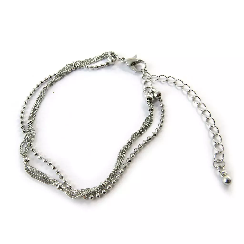 les trésors de lily Bracelet 'Chorégraphie' argenté [N6348]