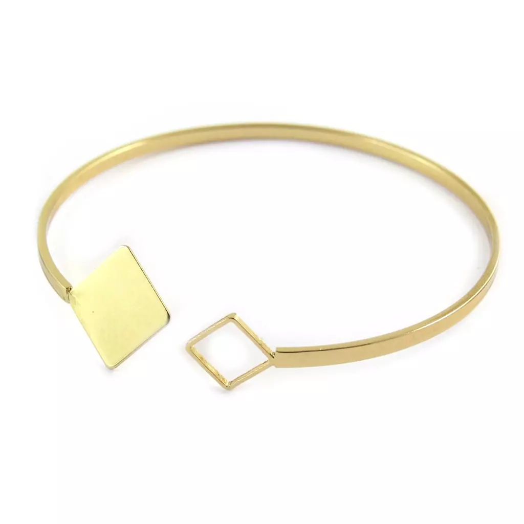 Les Trésors De Lily Bracelet 'Chorégraphie' Doré (lozange) [N9312]