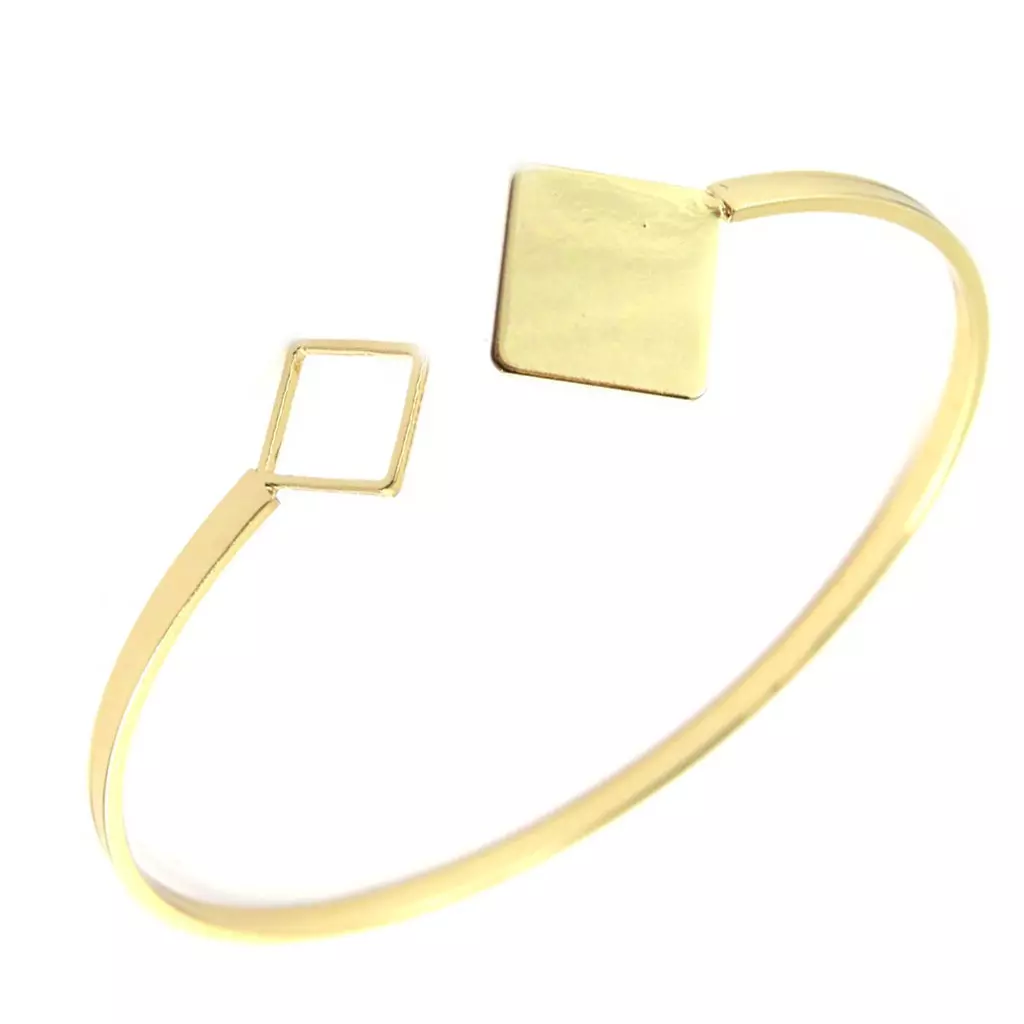 Les Trésors De Lily Bracelet 'Chorégraphie' Doré (lozange) [N9312]